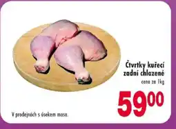 Qanto Čtvrtky kuřecí zadní chlazené nabídka