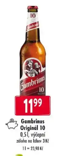 Qanto Gambrinus Originál 10 nabídka