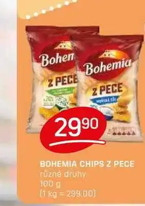 Flop BOHEMIA CHIPS Z PECE různé druhy 100 g nabídka