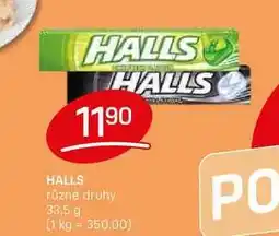Flop HALLS různé druhy 33,5 g nabídka