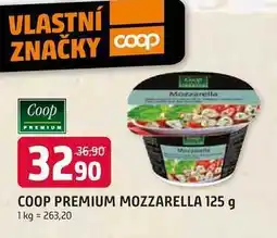 Trefa COOP PREMIUM MOZZARELLA 125 g nabídka