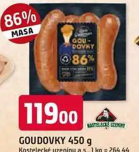 Trefa KOSTELECKÉ UZENINY GOUDOVKY 450 g nabídka