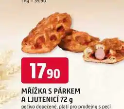 Trefa MŘÍŽKA S PÁRKEM A LJUTENICÍ 72 g nabídka