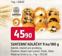 Trefa SRNÍN SVATEBNÍ KOLÁČKY 9 ks/180 g nabídka