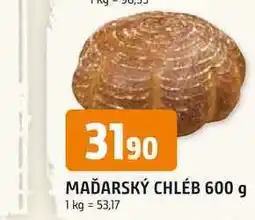 Trefa MAĎARSKÝ CHLÉB 600 g nabídka