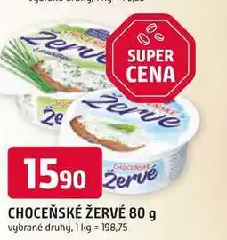 Trefa CHOCEŇSKÉ ŽERVÉ 80 g nabídka