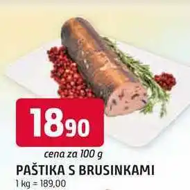 Trefa PAŠTIKA S BRUSINKAMI 100g nabídka