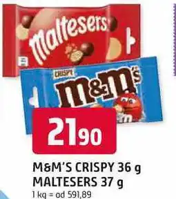 Trefa M&M'S CRISPY 36 g nabídka