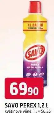 Trefa SAVO PEREX 1,2l květinová vůně nabídka