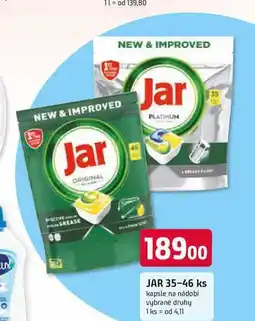 Trefa Jar kapsle do myčky nádobí 35 ks, vybrané druhy nabídka