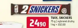 Terno Twix snickers 75 g vybrané druhy nabídka