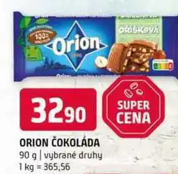 Terno Orion čokoláda 90 g vybrané druhy nabídka