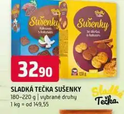 Terno Sladká tečka Sušenky 180-220 g vybrané druhy nabídka