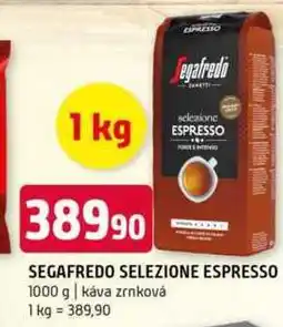 Terno Segafredo selezione espresso 1000 g káva zrnková nabídka