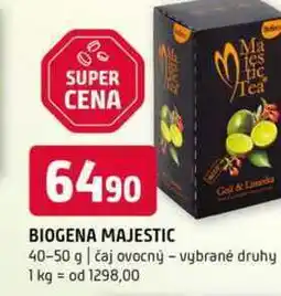 Terno Biogena Majestic ovocný čaj porcovaný 40-50g nabídka