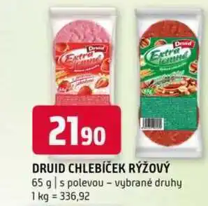Terno Druid chlebíček rýžový 65 g s polevou vybrané druhy nabídka