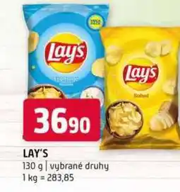 Terno LAY'S 130 g vybrané druhy nabídka