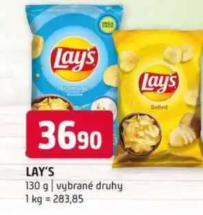 Terno LAY'S 130 g vybrané druhy nabídka