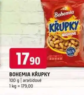 Terno Bohemia křupky 100 g arašídové nabídka