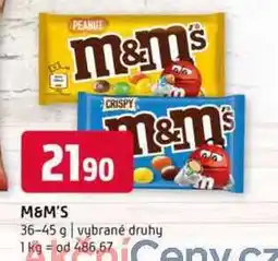 Terno M&M'S 36-45 g vybrané druhy nabídka