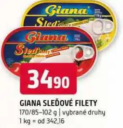 Terno Giana sledové filety 170/85-102 g vybrané druhy nabídka