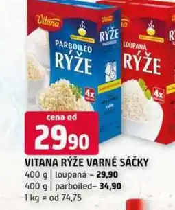 Terno Vitana rýže varné sáčky 400 g loupaná 400 g parboiled nabídka