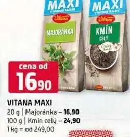 Terno Vitana maxi 20 g Majoránka 100 g Kmín celý nabídka