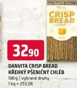 Terno Danvita crisp bread křehký pšeničný chléb 130 g vybrané druhy nabídka