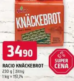 Terno Racio knackebrot 230 g | žitný nabídka