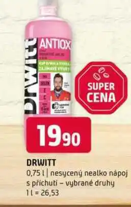 Terno Drwitt 0,75l nesycený nealko nápoj s příchutí vybrané druhy nabídka