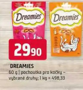 Terno Dreamies 60 g pochoutka pro kočky vybrané druhy nabídka