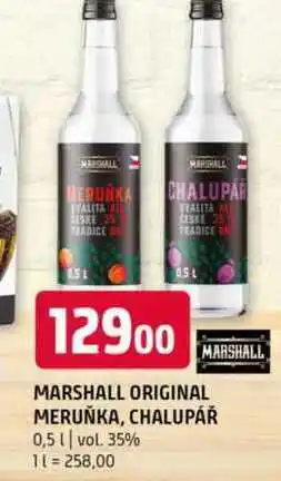 Terno Marshall original meruńka chalupář 0,5l nabídka