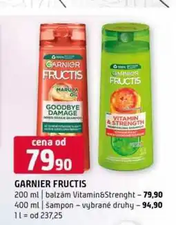Terno Garnier fructis 200 ml balzám Vitamin&Strenght 400 ml šampon vybrané druhy nabídka