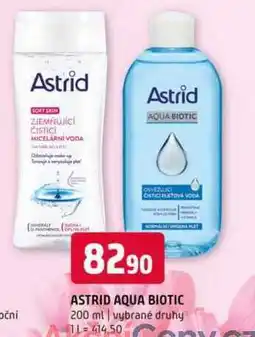 Terno Astrid aqua biotic 200 ml vybrané druhy nabídka