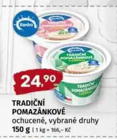 Terno Tradiční pomazánkové 150g, vybrané druhy nabídka