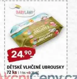Terno Vlhčené dětské ubrousky 72 ks nabídka