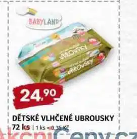 Terno Vlhčené dětské ubrousky 72 ks nabídka