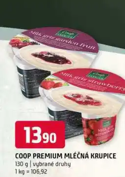 Terno Coop premium mléčná krupice 130 g vybrané druhy nabídka