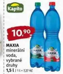 Terno Maxia minerální voda vybrané druhy 1,5l nabídka