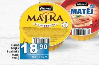 Jip Hamé Májka Svačinka Matěj nabídka
