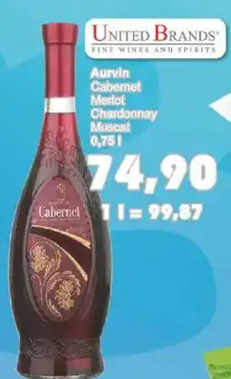 Jip Aurvin Cabernet Merlot Chardonnay Muscat nabídka