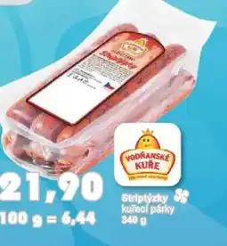 Jip Striptýzky kuřecí párky nabídka