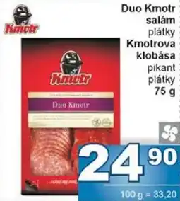 Jip Duo Kmotr salám plátky Kmotrova klobása nabídka