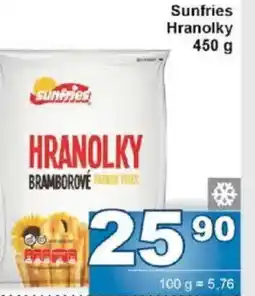 Jip Sunfries Hranolky nabídka