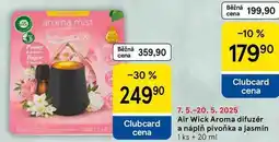 Tesco Air Wick Aroma difuzér a náplň pivoňka a jasmín, 1 ks + 20 ml nabídka