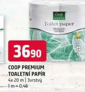 Terno Coop premium toaletní papír 4x 20 m 3vrstvý nabídka