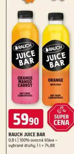 Terno Rauch juice bar 0,8l 100% ovocná šťáva vybrané druhy nabídka
