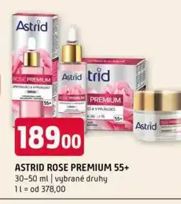 Terno Astrid rose premium 55+ 30-50 ml vybrané druhy nabídka