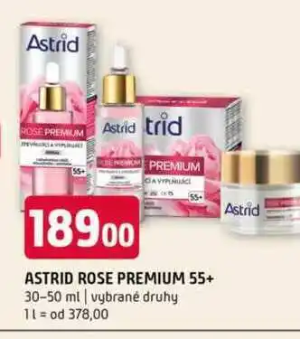 Terno Astrid rose premium 55+ 30-50 ml vybrané druhy nabídka