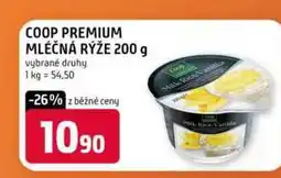 Terno Coop premium mléčná rýže 200 g vybrané druhy nabídka